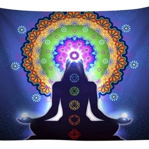 Zen Meditating Tapestry